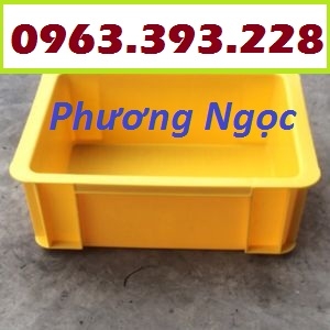 Thùng nhựa đặc B12, hộp nhựa công nghiệp, hộp nhựa B12, sóng nhựa bít