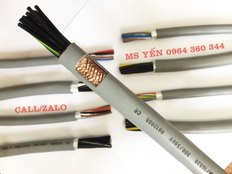 Cáp điều khiển 2x0.5qmm, 3x0.5qmm, 4x0.5qmm, 5x0.5qmm
