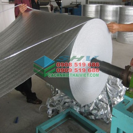 Tấm xốp cách nhiệt Pe foam tráng bạc