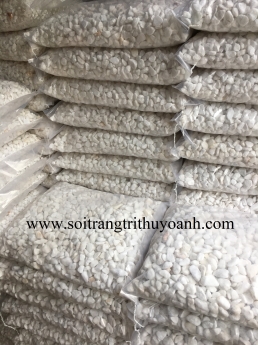 Sỏi trắng ốp lát trang trí hcm