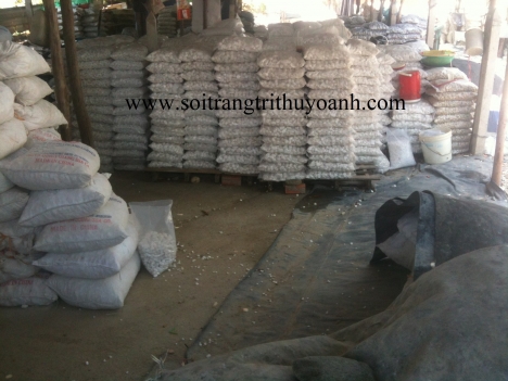 Sỏi trắng ốp lát trang trí hcm