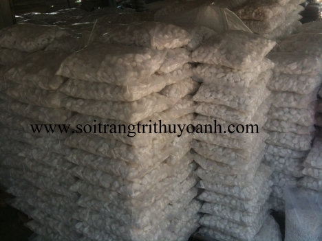 Sỏi trắng ốp lát trang trí hcm