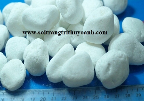 Sỏi trắng ốp lát trang trí hcm