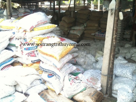 Sỏi trắng ốp lát trang trí hcm