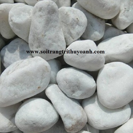 Sỏi trắng ốp lát trang trí hcm