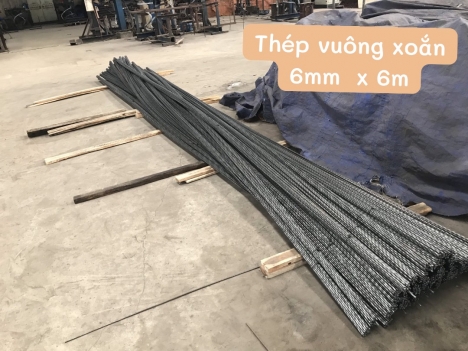 Thanh vuông xoắn 6ly - 8 ly các loại - twist bar