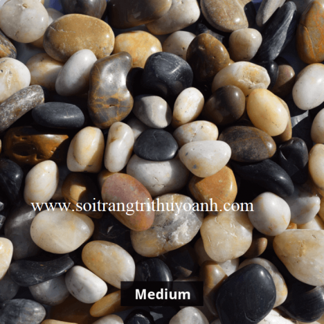 Sỏi màu trang trí, sỏi bóng trộn, sỏi đa sắc trang trí