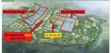 Đất nền gần KCN Yên Phong 1