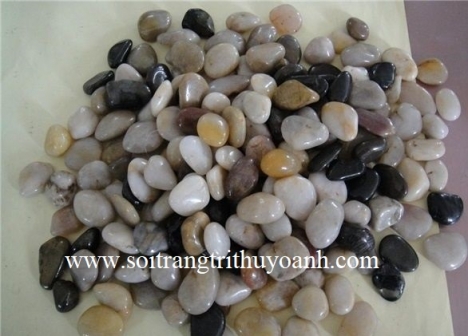 Sỏi màu trang trí, sỏi bóng trộn, sỏi đa sắc trang trí