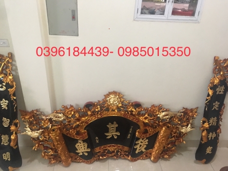 Quấn thư câu đối, tàu chuối, quả bầu đẹp xuất sắc