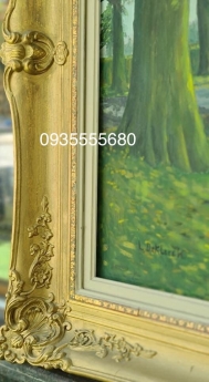 Giao lưu bức tranh phong cảnh mùa xuân nước pháp
