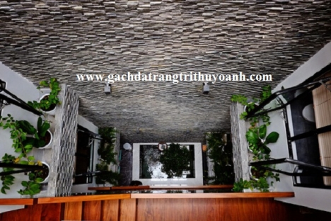 Đá chong chóng xanh ốp lát trang trí