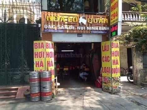 Sang nhượng quán nhậu, bia hơi hà nội tại 294 phố Mai Anh Tuấn