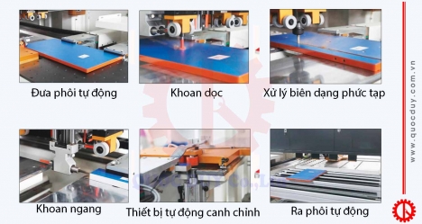 Máy gia công khoan CNC 6 mặt chất lượng và uy tín