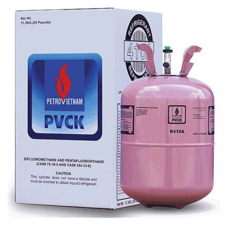 Đại lý phân phối Gas lạnh R22, R32, R410, R600, R134, R404 trên toàn quốc 