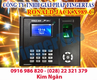 Thiết bị chấm công vân tay X989-C giá cạnh tranh