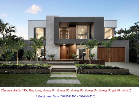 Cần mua nhà đất TĐC Bửu Long, đường D1, D2, đường D3, D4, D5 giá 30 triệu/m2