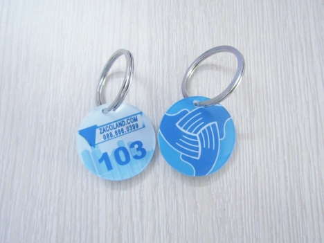 Móc khóa mica, móc khóa sản xuất theo yêu cầu giá rẻ nhất
