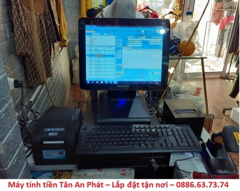 Lắp tận nơi máy tính tiền giá rẻ tại Nghệ An cho shop