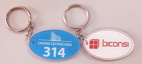 Móc khóa mica, móc khóa sản xuất theo yêu cầu giá rẻ nhất