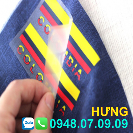 ✅ Nhãn ép nhiệt, nhãn mác ép nhiệt trên quần áo (Toàn Quốc) ✅