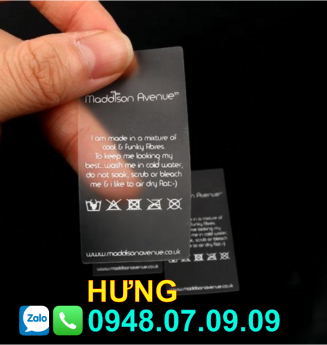 ✅ Nhãn ép nhiệt, nhãn mác ép nhiệt trên quần áo (Toàn Quốc) ✅