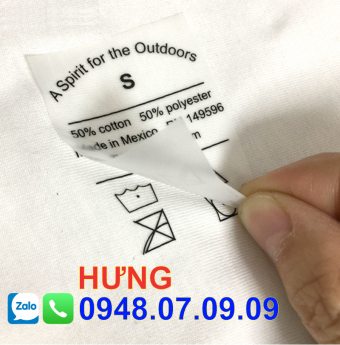 ✅ Nhãn ép nhiệt, nhãn mác ép nhiệt trên quần áo (Toàn Quốc) ✅