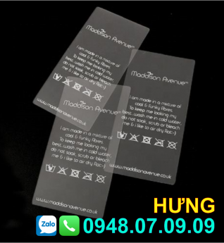 ✅ Nhãn ép nhiệt, nhãn mác ép nhiệt trên quần áo (Toàn Quốc) ✅