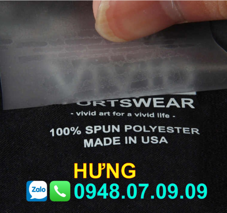 ✅ Nhãn ép nhiệt, nhãn mác ép nhiệt trên quần áo (Toàn Quốc) ✅