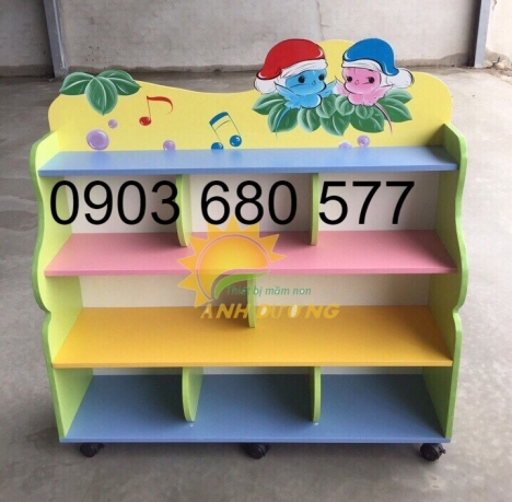 Cần bán kệ gỗ trẻ em cho trường mầm non, lớp mẫu giáo, gia đình
