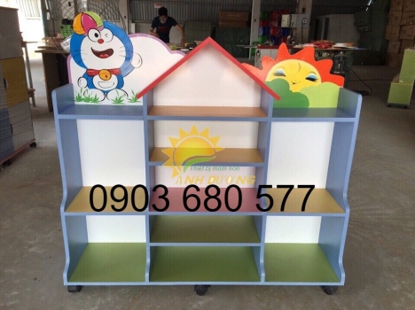 Cần bán kệ gỗ trẻ em cho trường mầm non, lớp mẫu giáo, gia đình