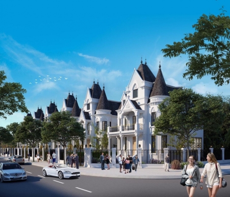 Sống khác biệt với những giá trị độc tôn tại biệt thự lâu đài Green Center Villas cửa ngõ Ciputra