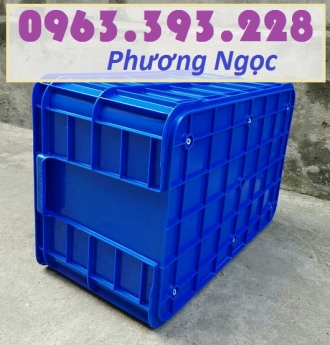 Thùng nhựa đặc, sóng nhựa bít HS019, thùng nhựa công nghiệp, thùng nhựa đặc HS019