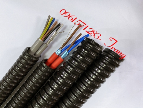 Chuyên sỉ ống ruột gà lõi thép mạ kẽm bọc nhựa PVC