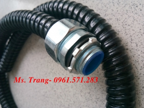 Chuyên sỉ ống ruột gà lõi thép mạ kẽm bọc nhựa PVC