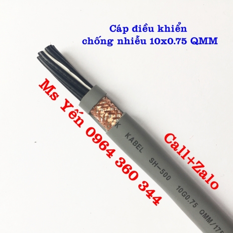 Cáp điều khiển 10x0.75mm chống nhiễu Altek Kabel