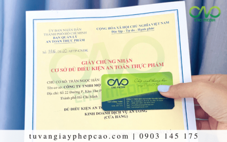 Dịch vụ làm giấy an toàn thực phẩm cho quán ăn quận Phú Nhuận