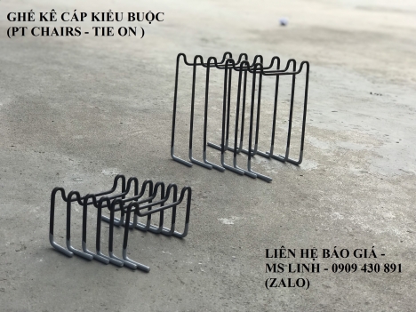 Ghế kê thép kiểu 2 chân