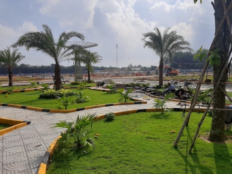 Khu dân cư đô thị sầm uất trong tương lai với 1 nền giá 450 triệu mặt tiền DT741, Bến Cát, BD