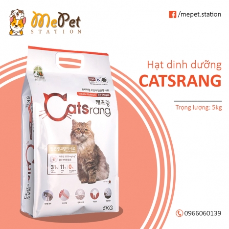 Hạt Catsrang Hàn Quốc Cho Mèo | Bao 5 Kg | Catsrang