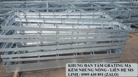 Dịch vụ mạ kẽm nhúng nóng hàng cơ khí xây dựng