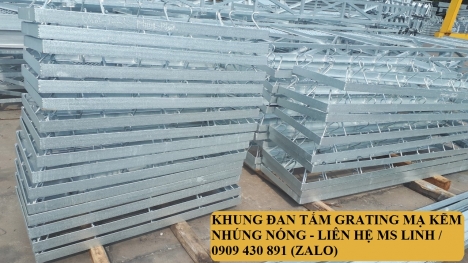 Dịch vụ mạ kẽm nhúng nóng hàng cơ khí xây dựng