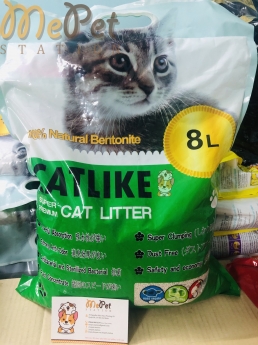 Cát Vệ Sinh Catlike Cho Mèo | Hương Cà Phê - Hương Chanh - Hương Táo | Bao 8 Lít ~ 4 Kg | Catlike