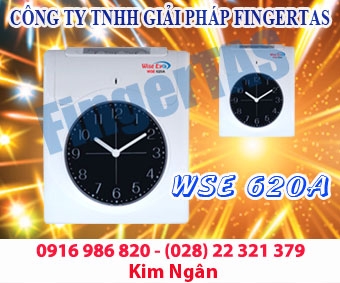 Máy chấm công WSE 620A giá cạnh tranh-tặng kèm thẻ kệ