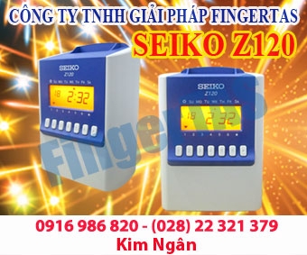Máy chấm công thẻ giấy Z120 bảo hành tận nơi free