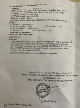 Nhà  1 trệt 1 lầu 4x18 trung mỹ tân xuân, trung chánh, hóc môn