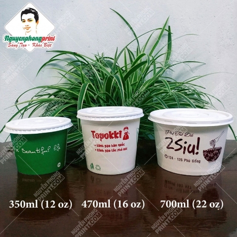 In ly giấy cà phê nóng Pleiku - Gia Lai
