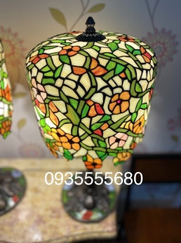 Giao lưu đôi đèn tiffany hoa rủ hàng mỹ