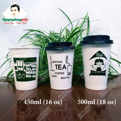 In ly giấy cà phê nóng Pleiku - Gia Lai