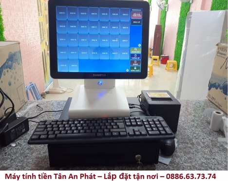 Máy tính tiền tại Vĩnh Long giá rẻ cho quán trà sữa